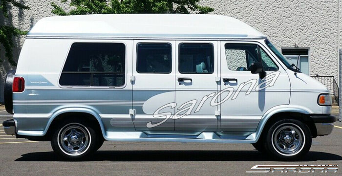 Custom Dodge Van  Running Boards (1993 - 2003) - $1390.00 (Part #DG-005-SB)